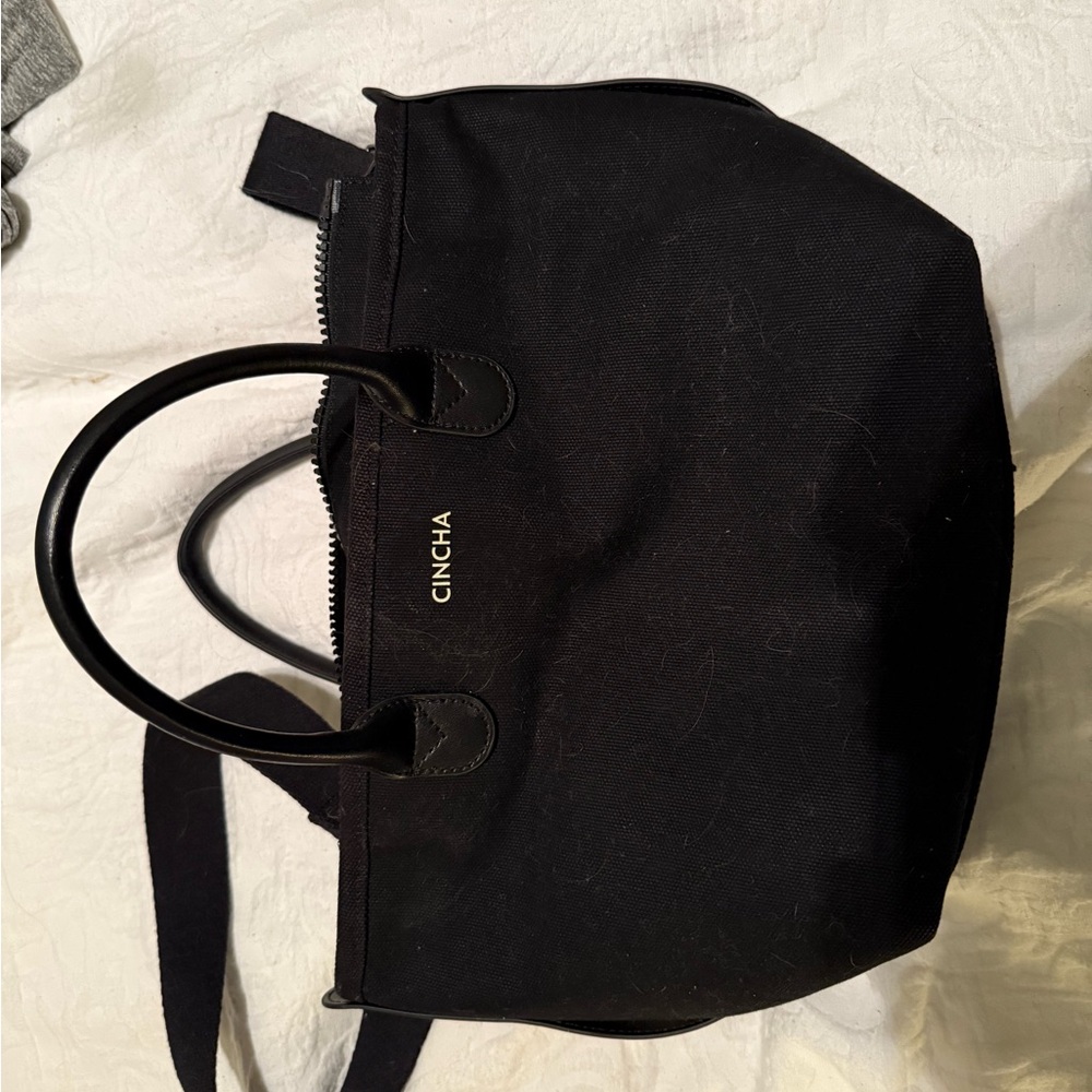 Cincha Black Crossbody Bag